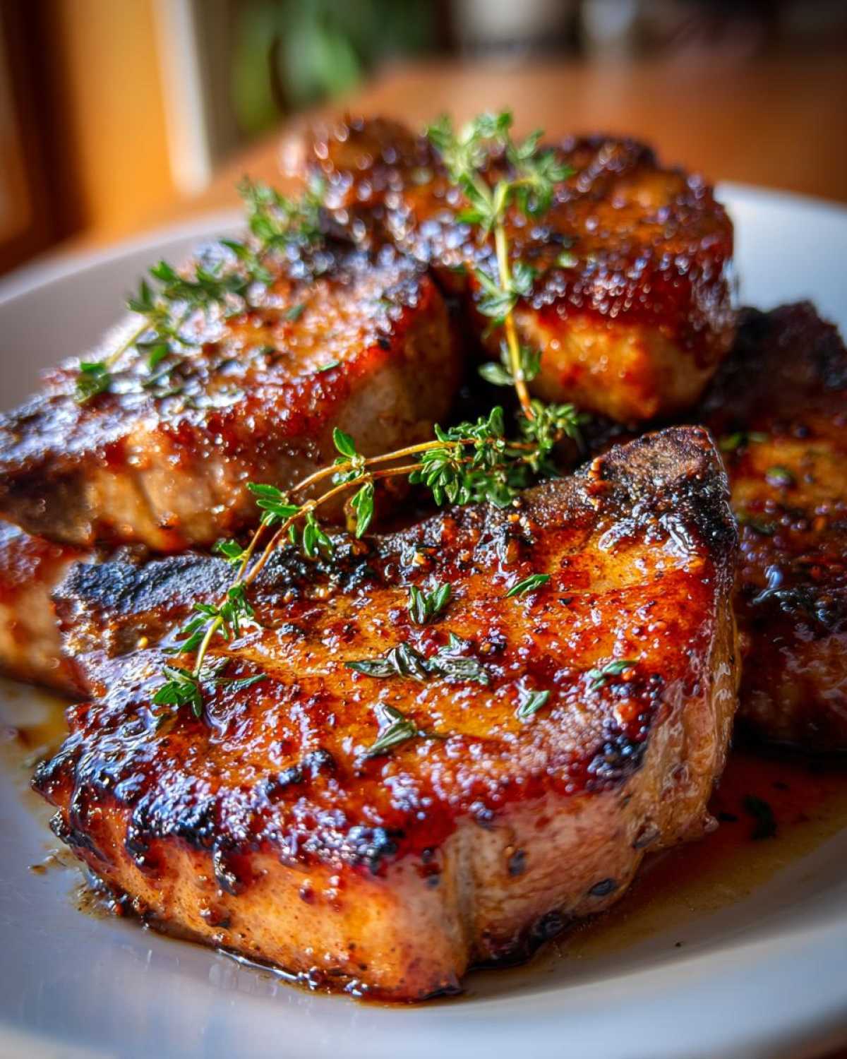 Apple Cider Glazed Pork Chops - detail 3