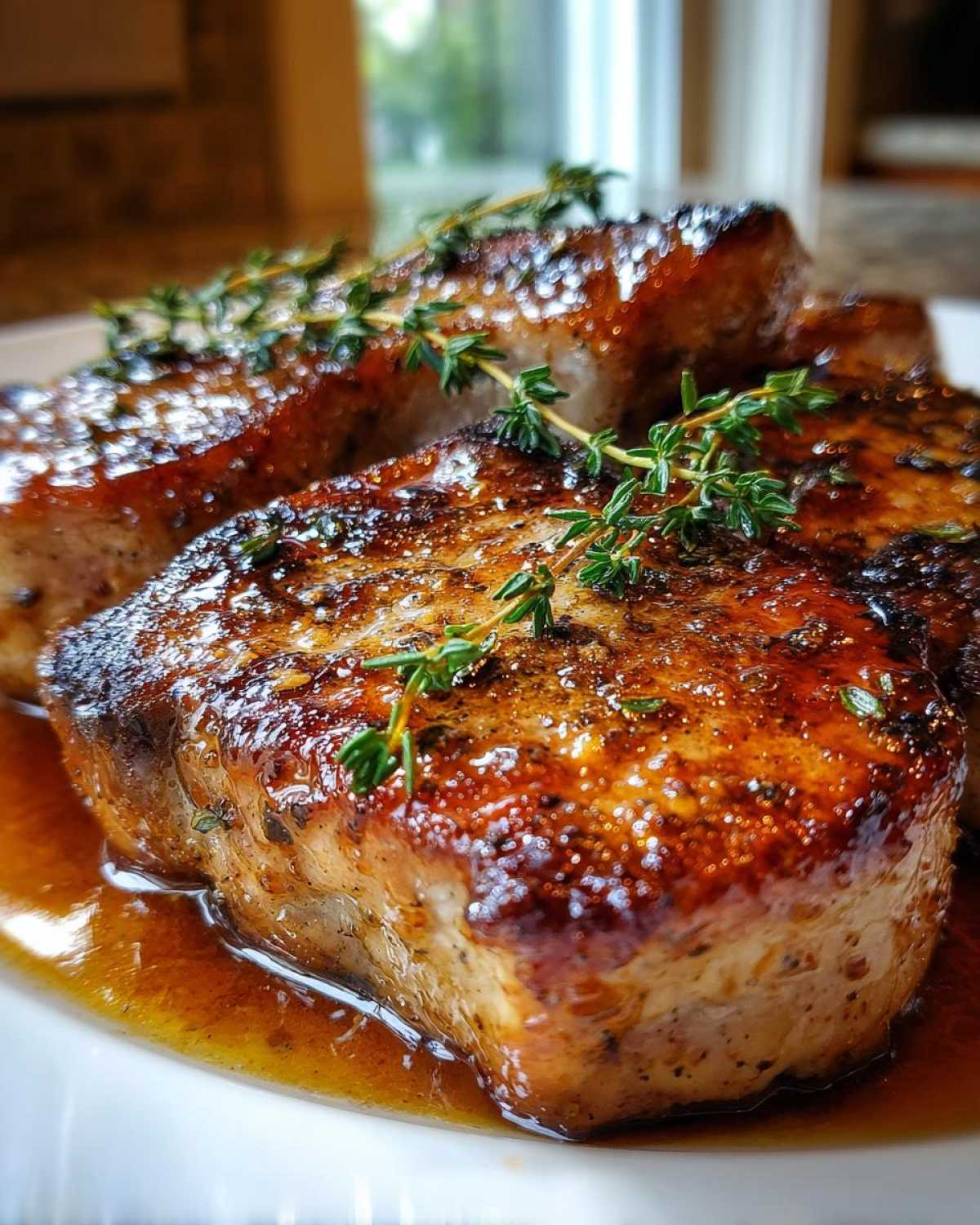 Apple Cider Glazed Pork Chops - detail 4