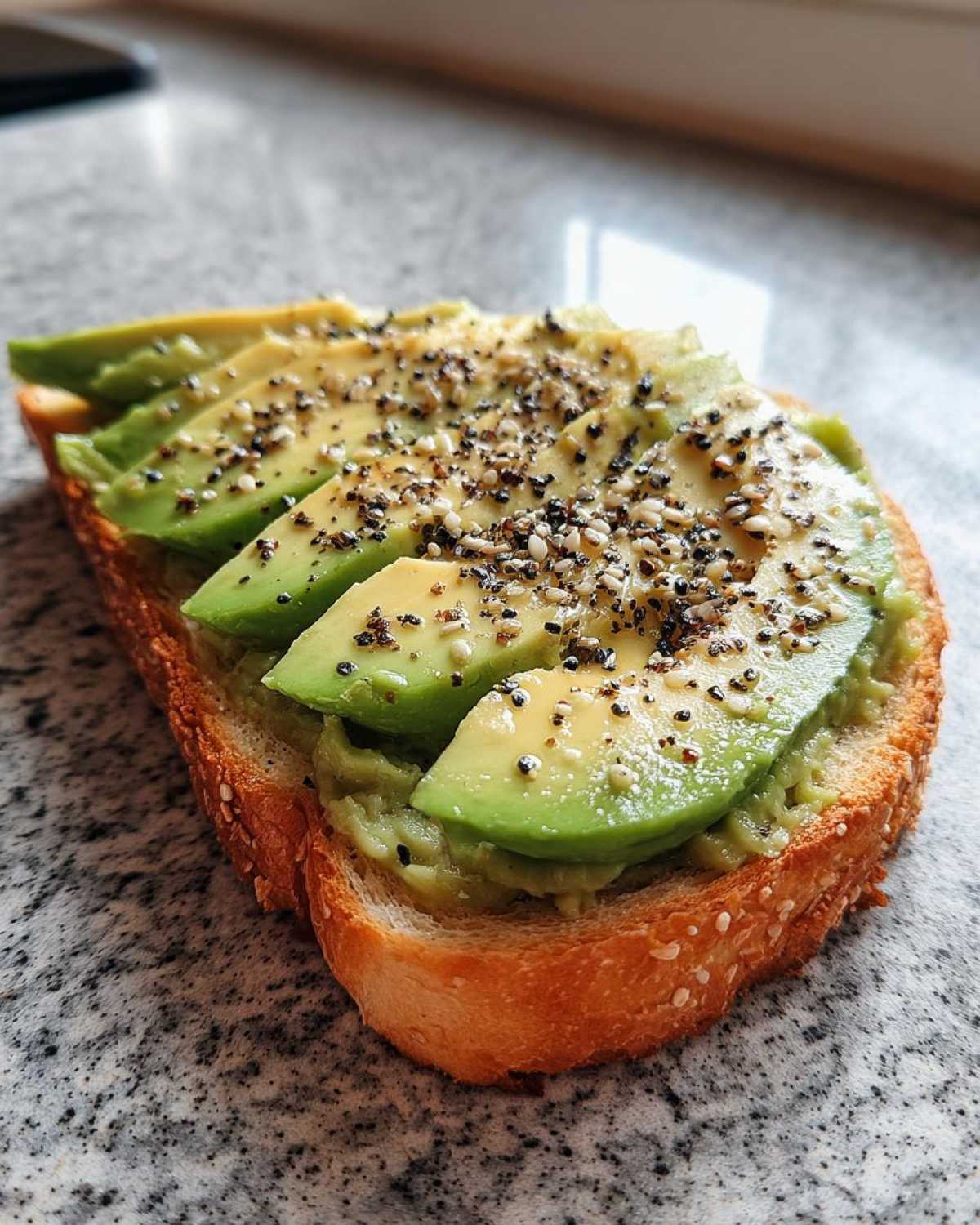 Avocado Toast with Everything Seasoning - detail 1