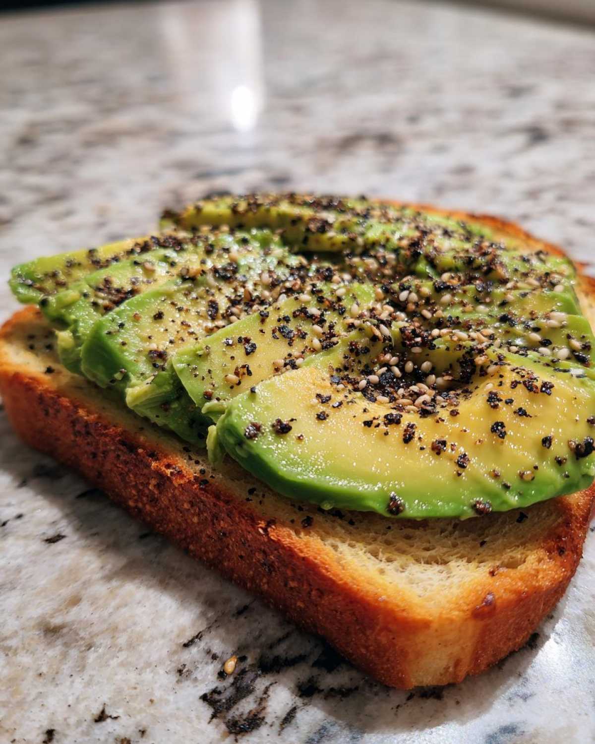 Avocado Toast with Everything Seasoning - detail 3