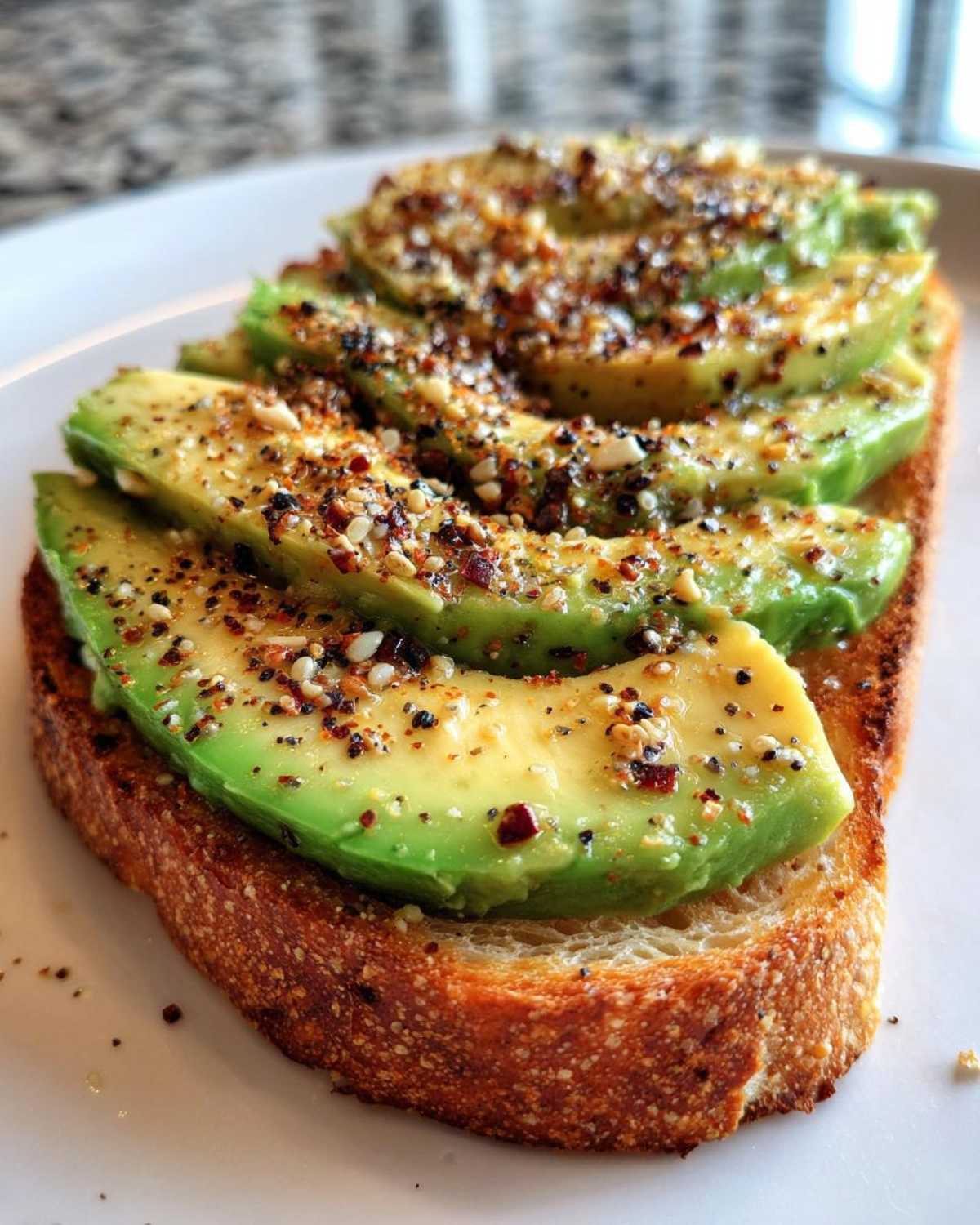 Avocado Toast with Everything Seasoning - detail 4