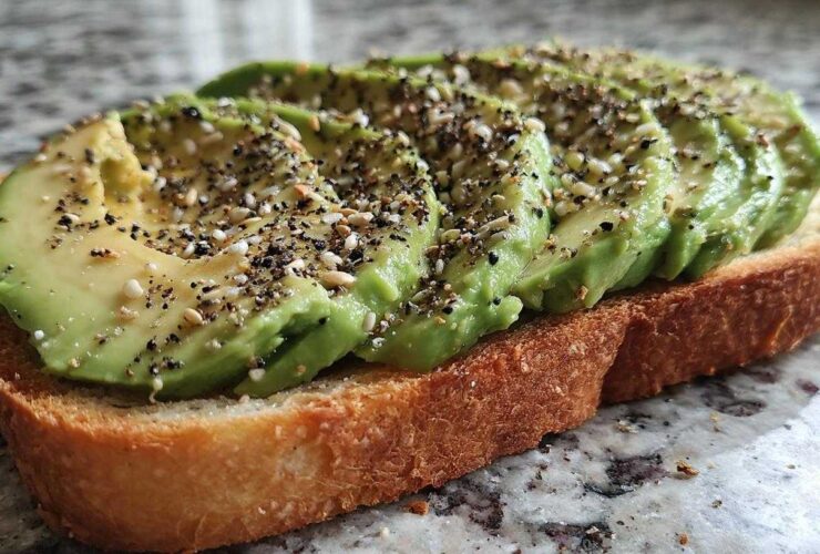 Avocado Toast with Everything Seasoning