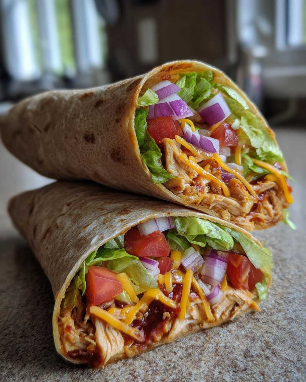 BBQ Chicken Wraps - detail 2