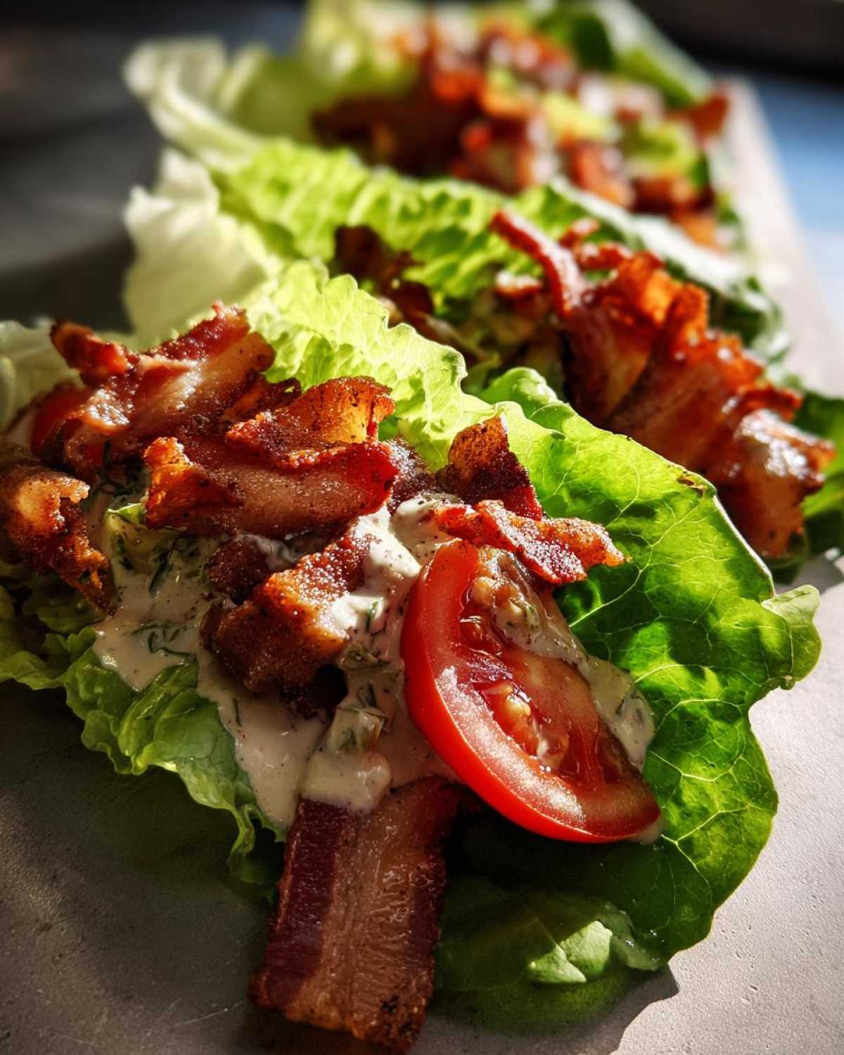 BLT Lettuce Wraps - detail 2