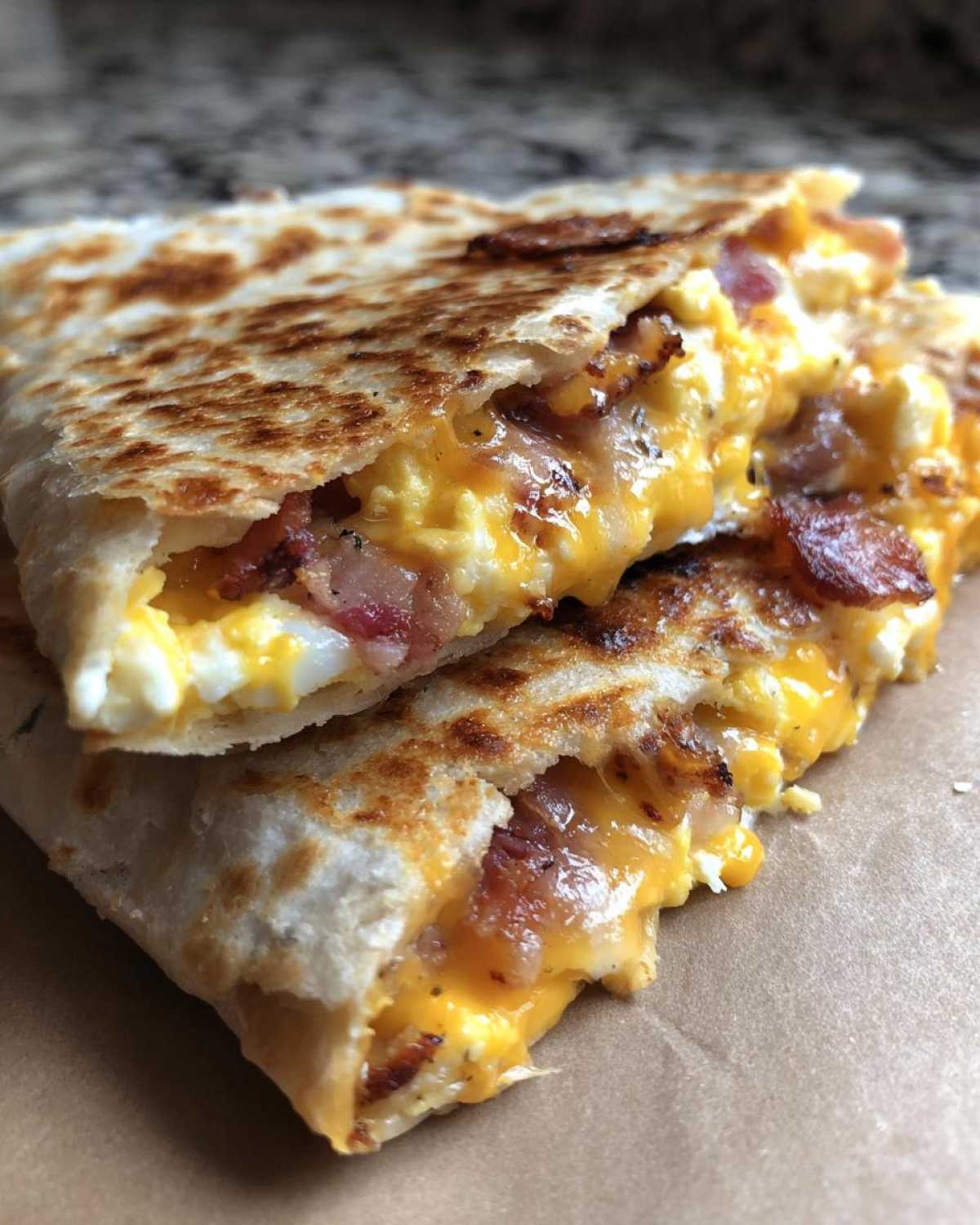 Bacon Egg Quesadillas - detail 4