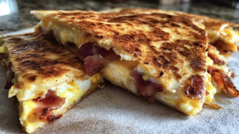 Bacon Egg Quesadillas