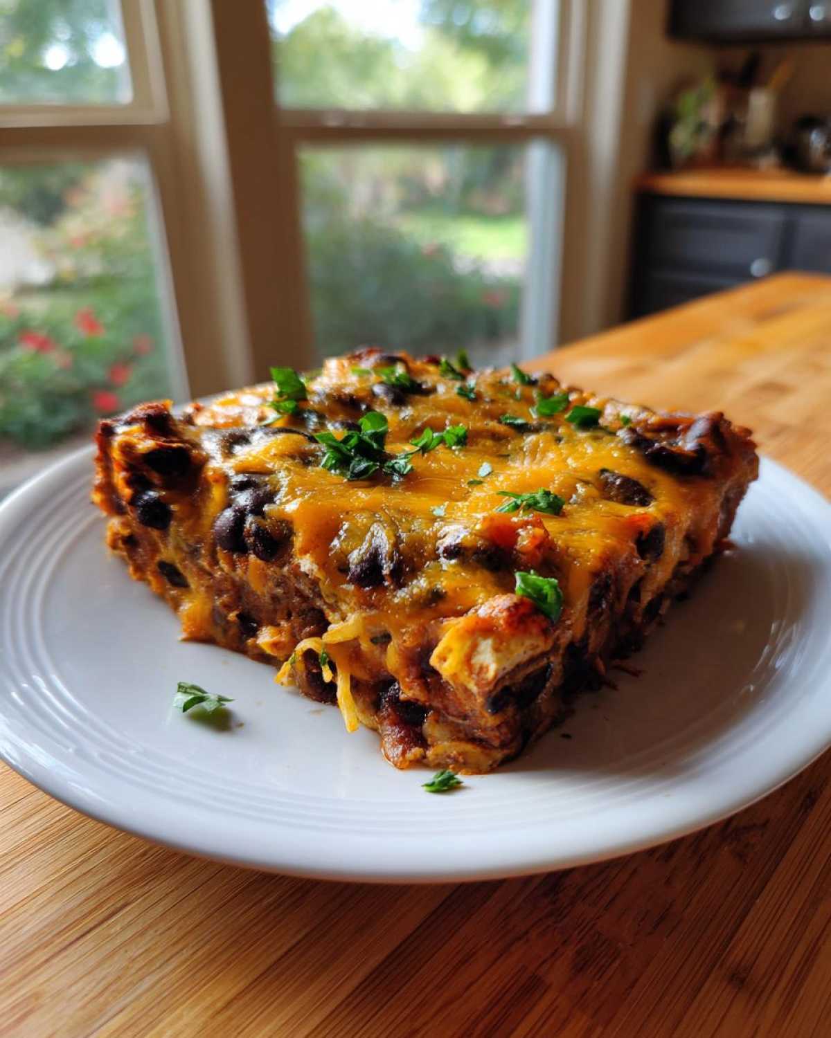 Black Bean Enchilada Casserole - detail 2