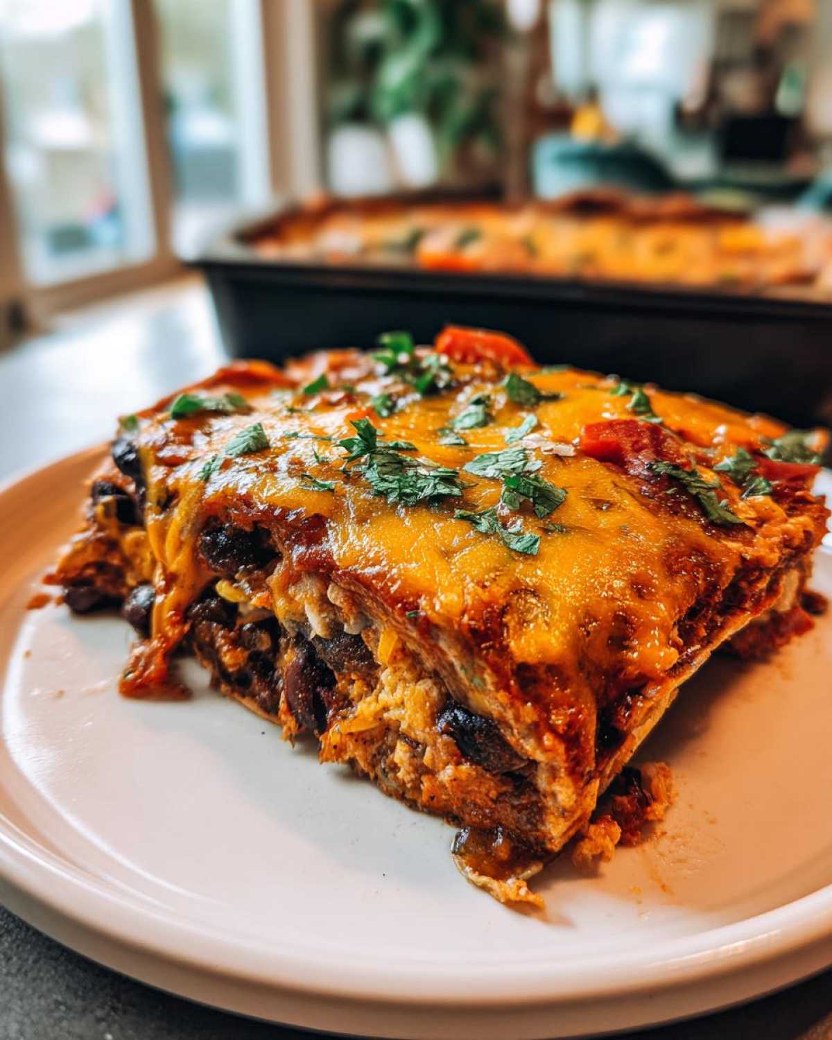 Black Bean Enchilada Casserole - detail 3