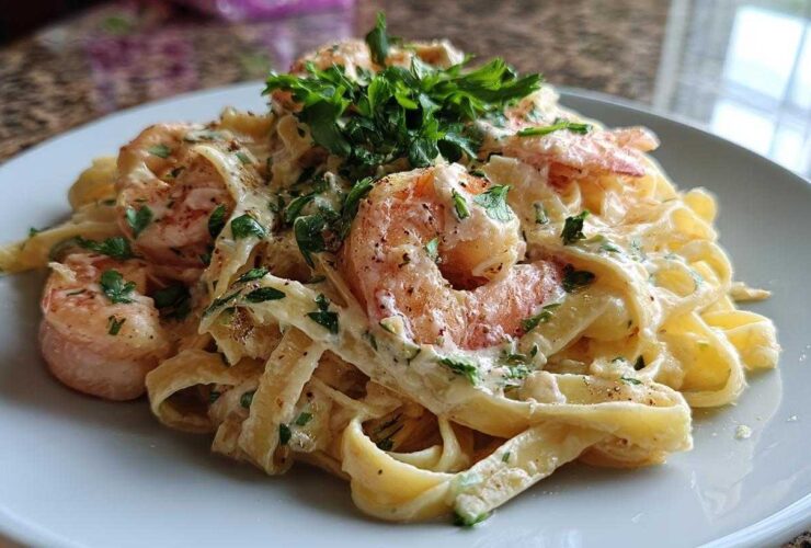 Cajun Shrimp Alfredo Pasta