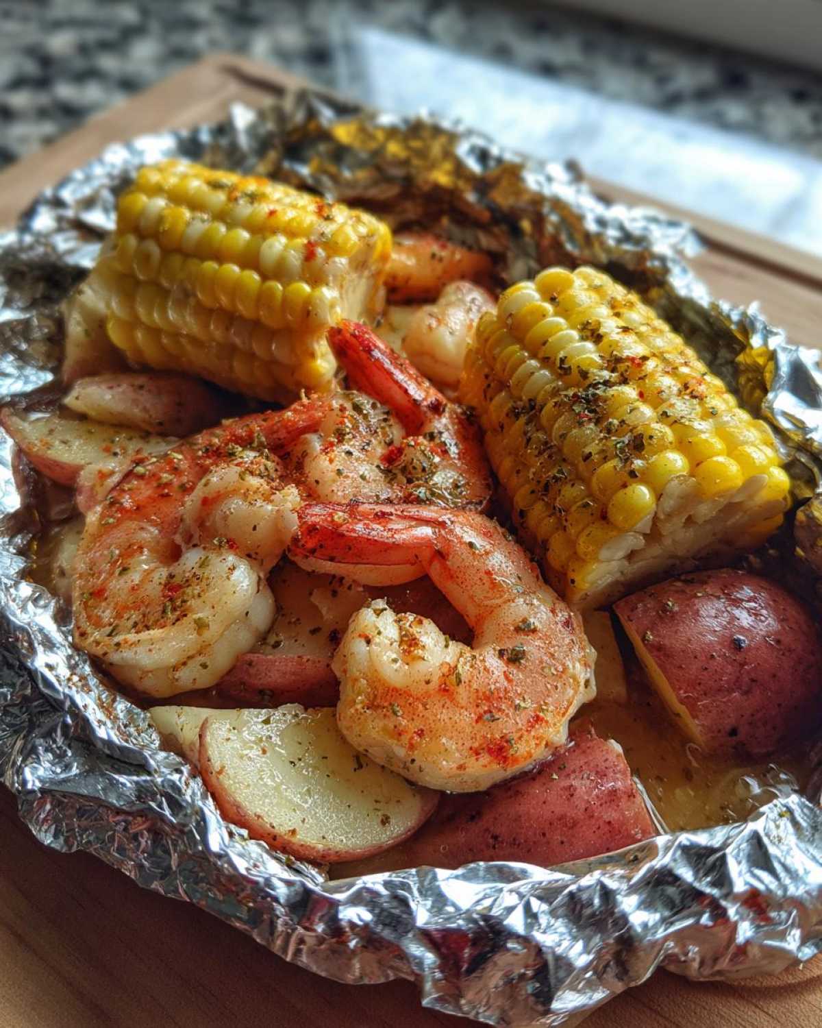 Cajun Shrimp Boil Foil Packets - detail 1