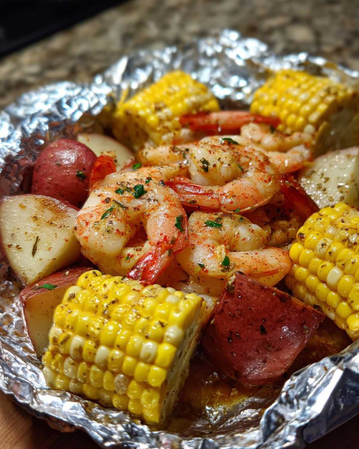 Cajun Shrimp Boil Foil Packets - detail 2