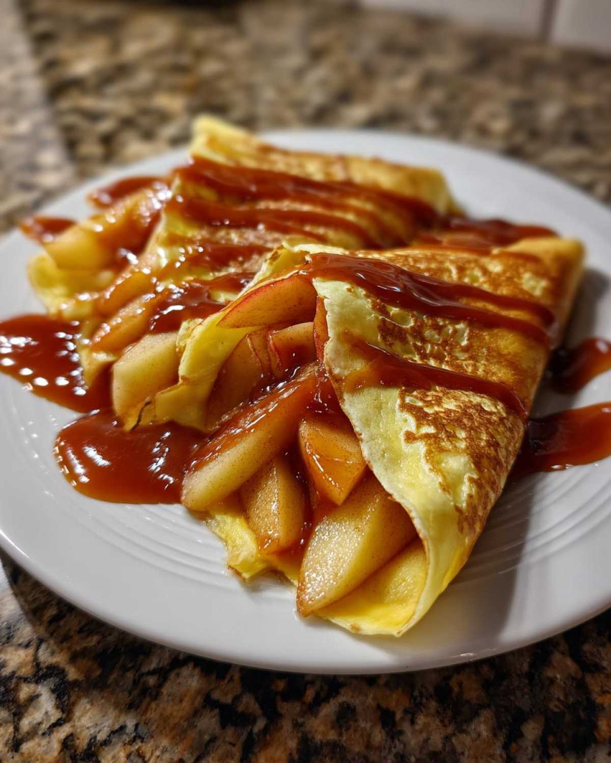 Caramel Apple Crepes - detail 2