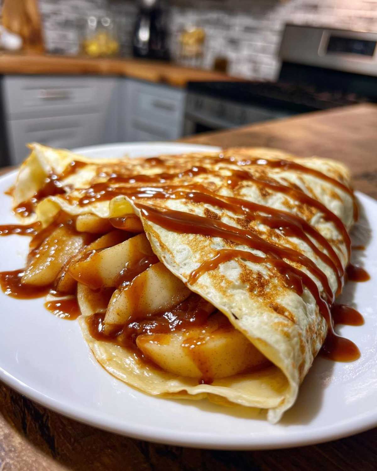 Caramel Apple Crepes - detail 3