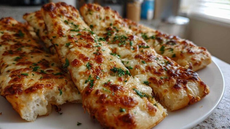 Cheesy Garlic Breadsticks