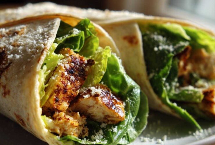 Chicken Caesar Wraps