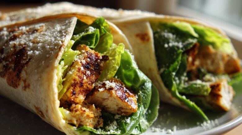 Chicken Caesar Wraps