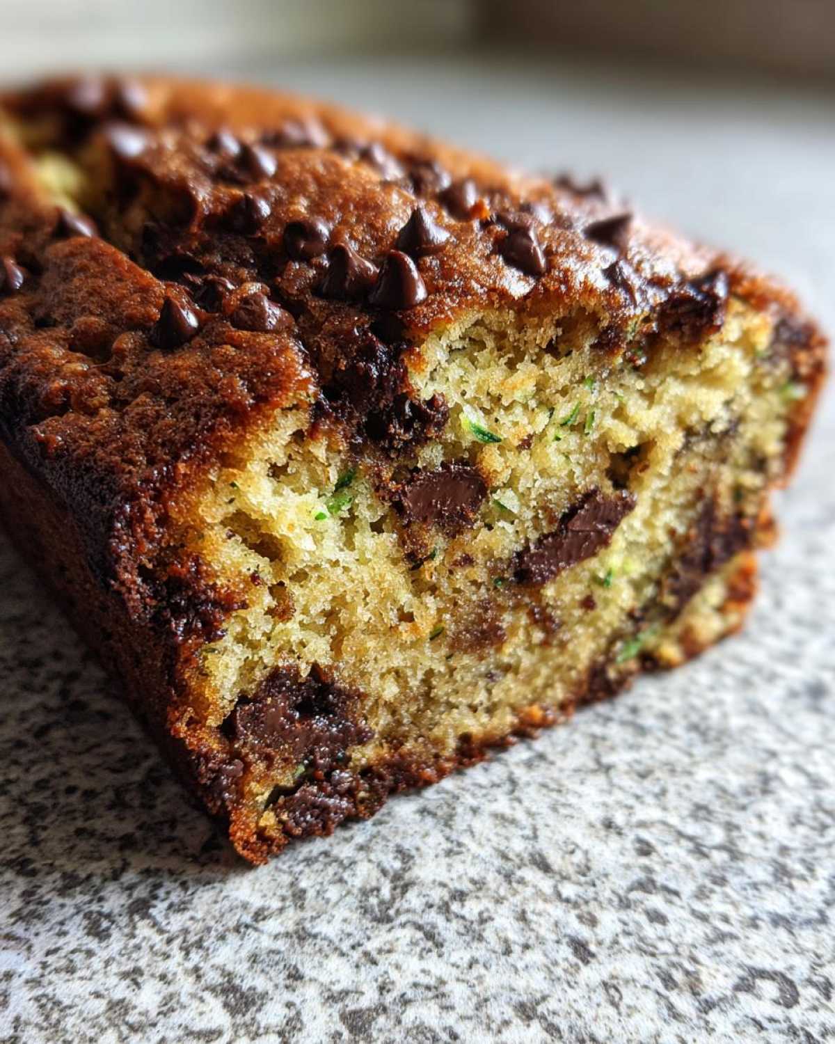 Chocolate Chip Zucchini Bread - detail 4