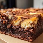 Chocolate Pumpkin Swirl Brownies