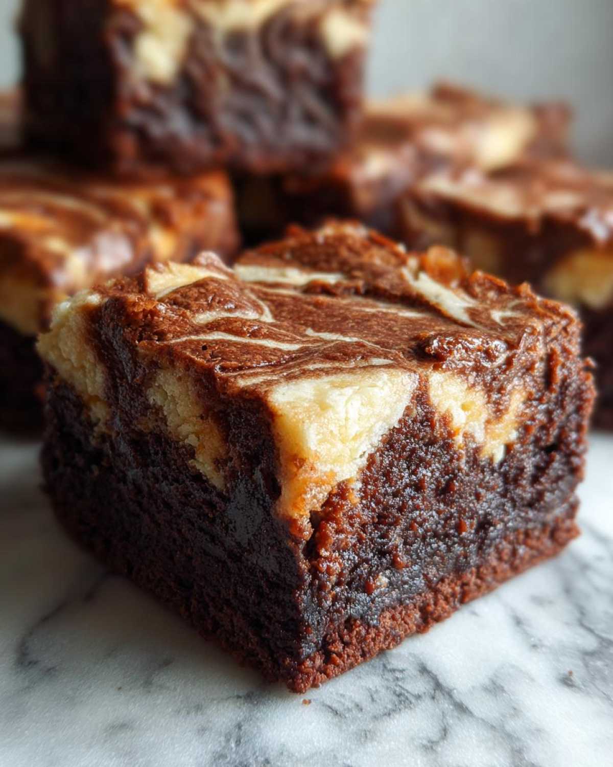 Chocolate Pumpkin Swirl Brownies - detail 4