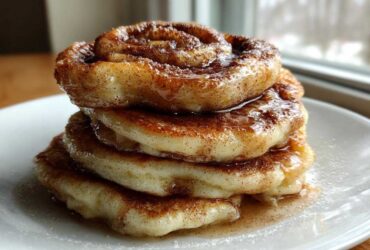 Cinnamon Roll Pancakes