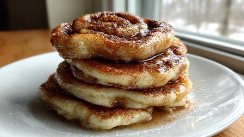 Cinnamon Roll Pancakes