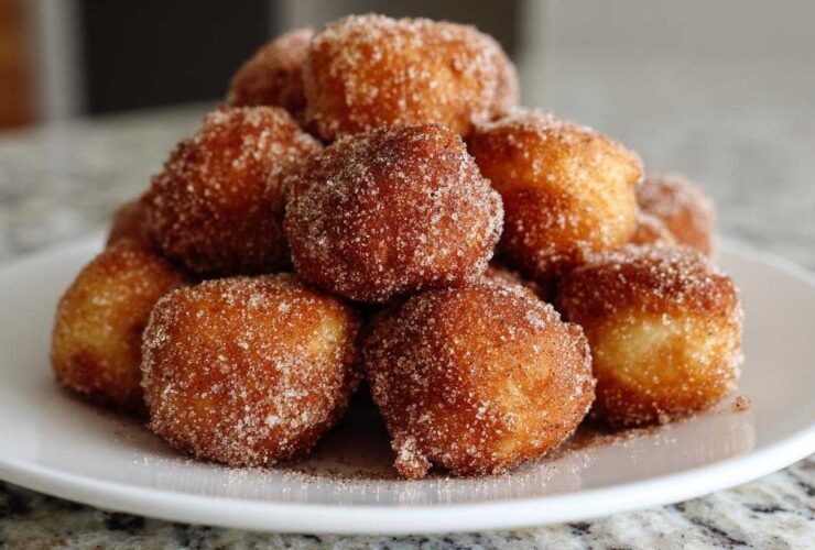 Cinnamon Sugar Donut Holes