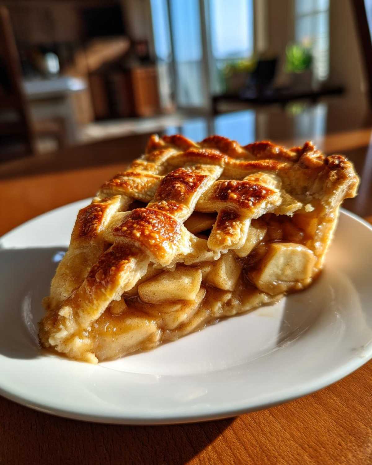 Classic Apple Pie with Decorative Crust - detail 2