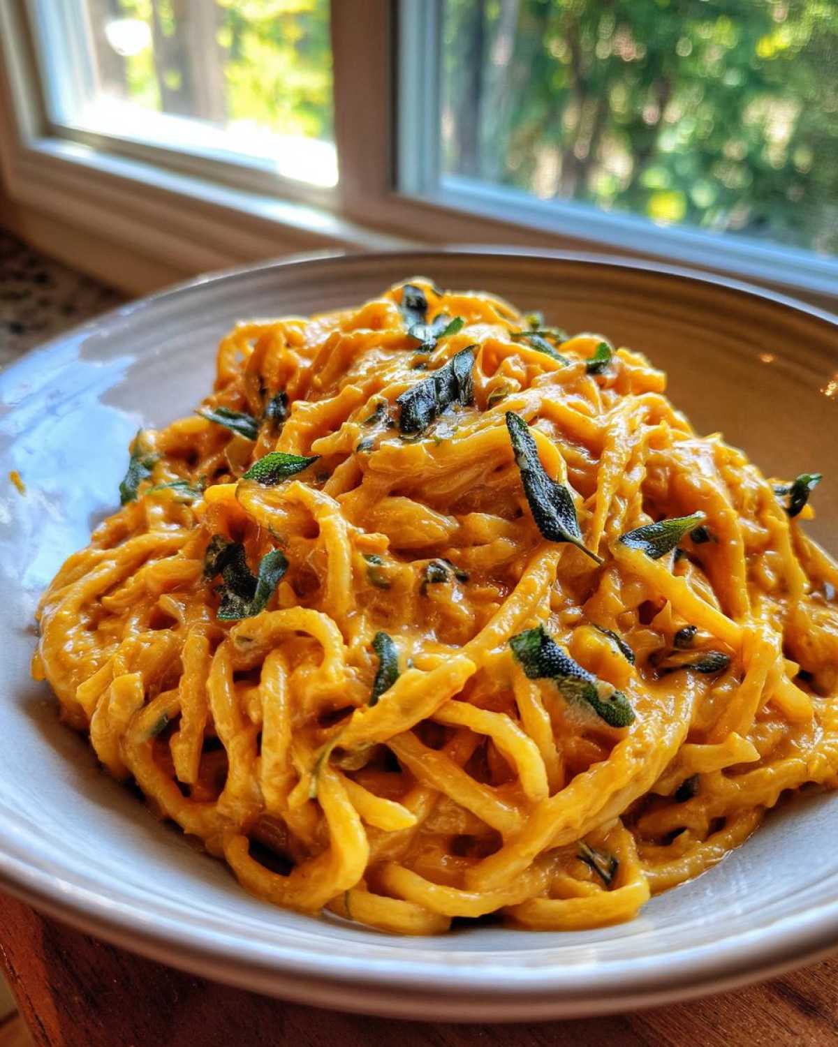 Creamy Pumpkin Sage Pasta - detail 2