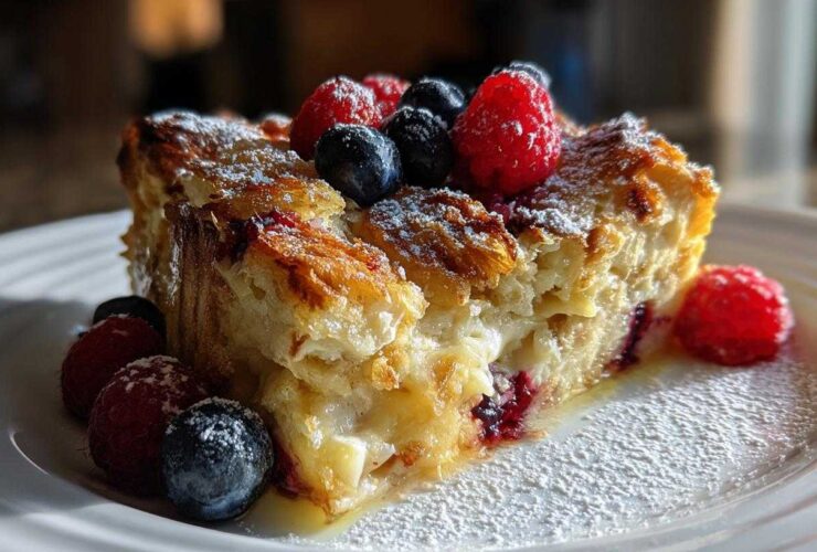 Croissant French Toast Casserole