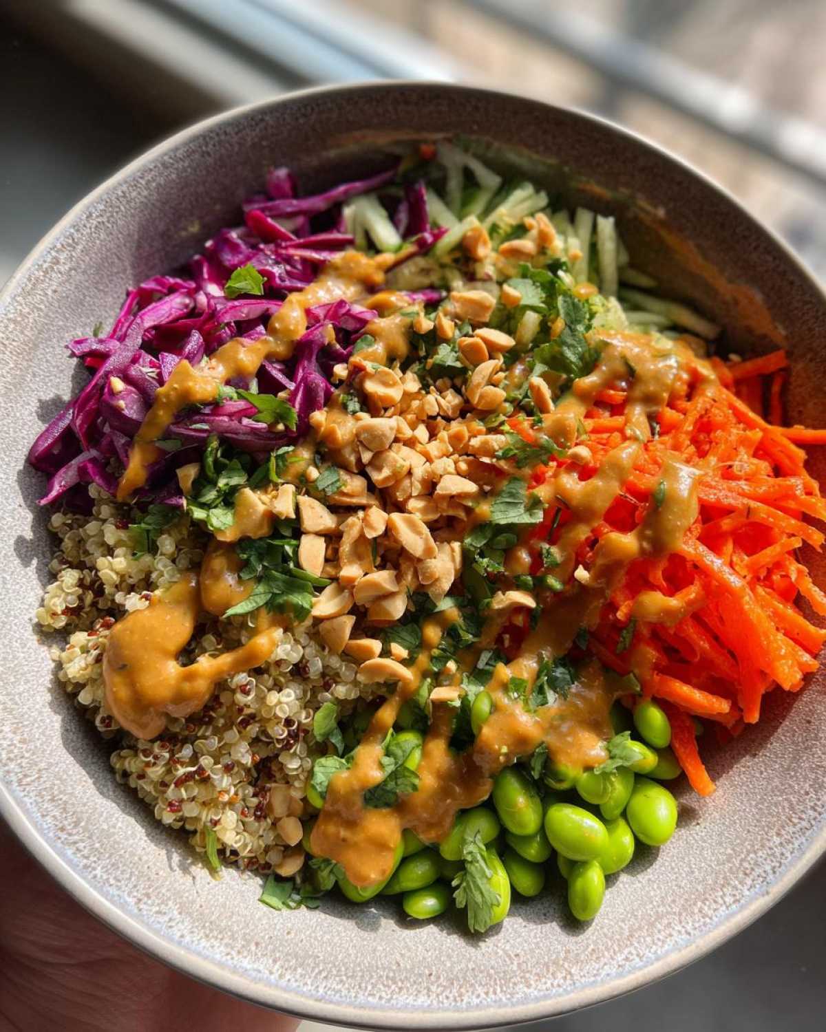 Crunchy Thai Peanut Salad Bowl - detail 1