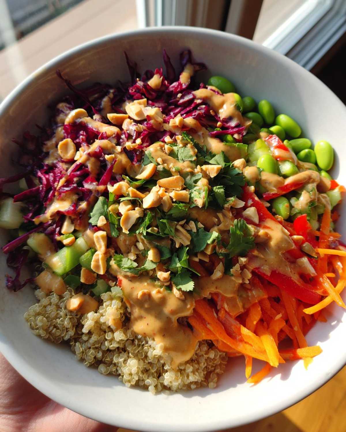 Crunchy Thai Peanut Salad Bowl - detail 3