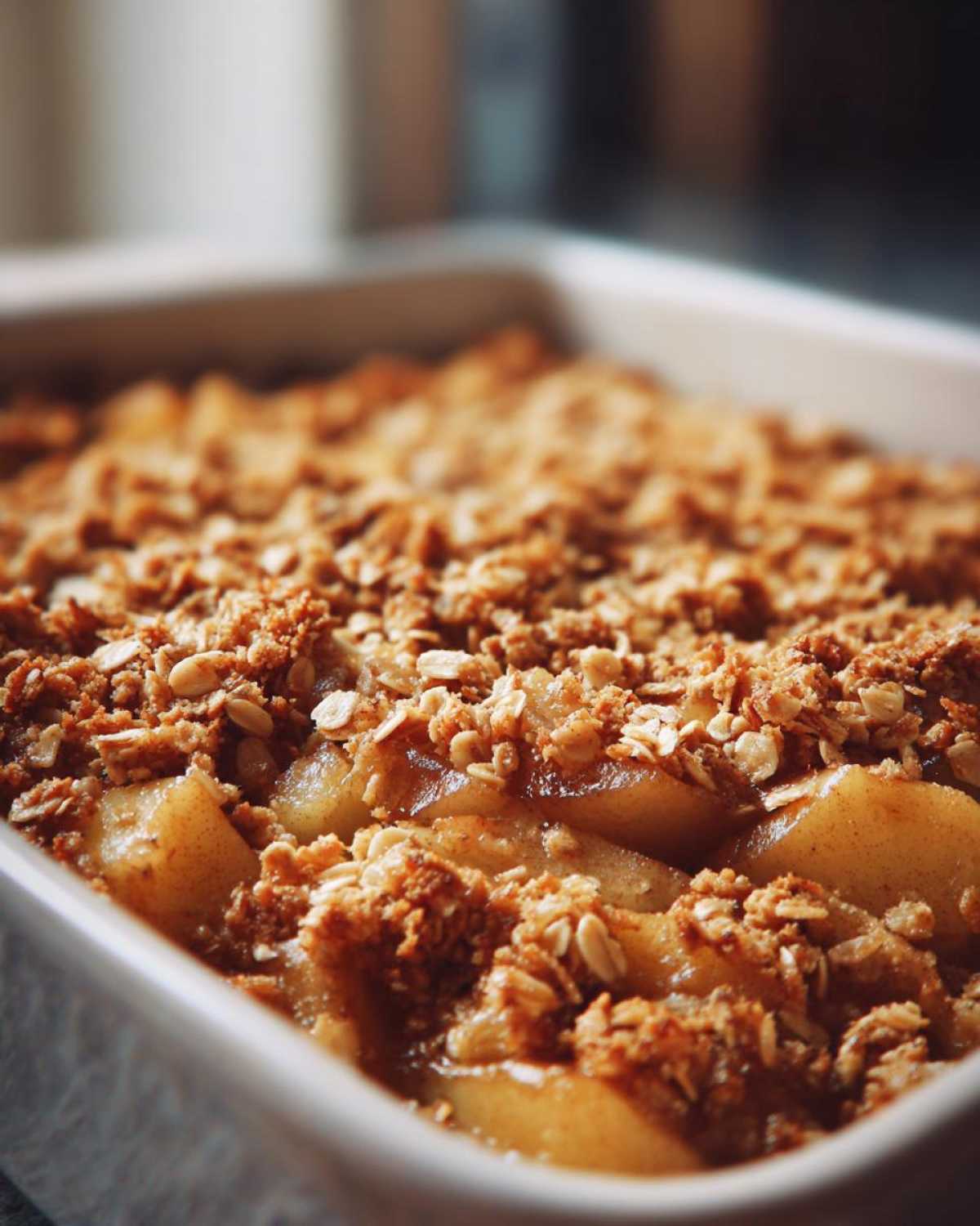 Easy Pear Crisp with Oat Topping - detail 1