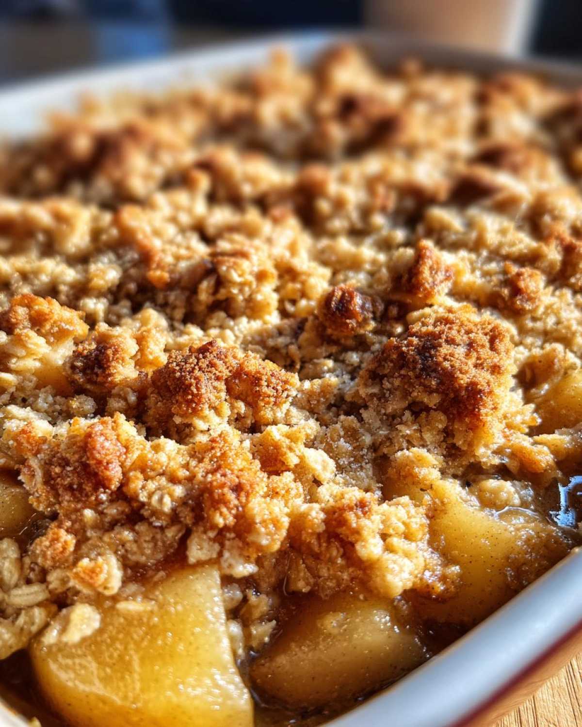 Easy Pear Crisp with Oat Topping - detail 4