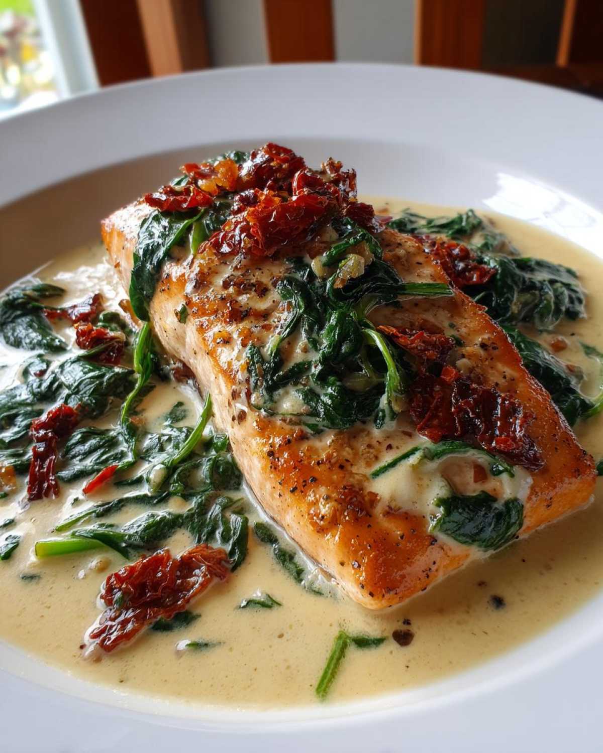 Garlic Tuscan Salmon - detail 3