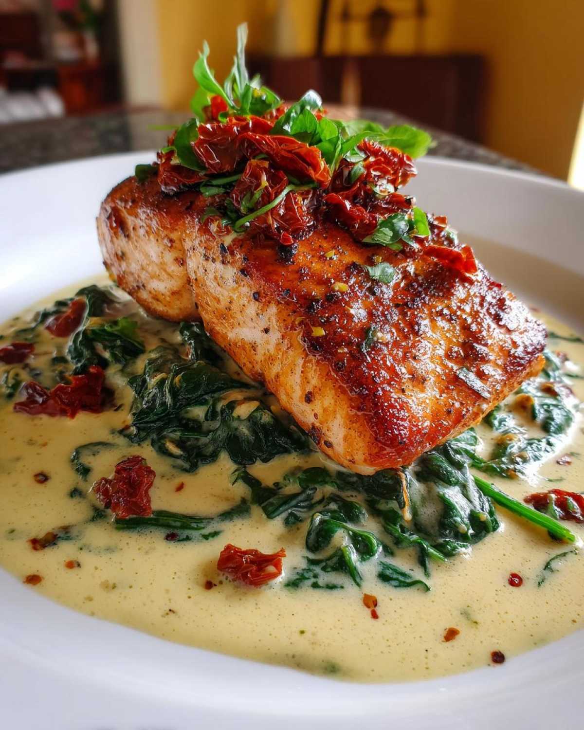 Garlic Tuscan Salmon - detail 4