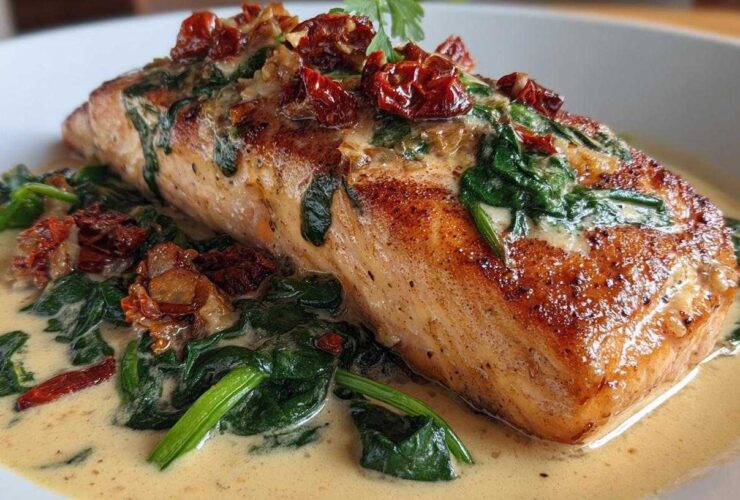 Garlic Tuscan Salmon