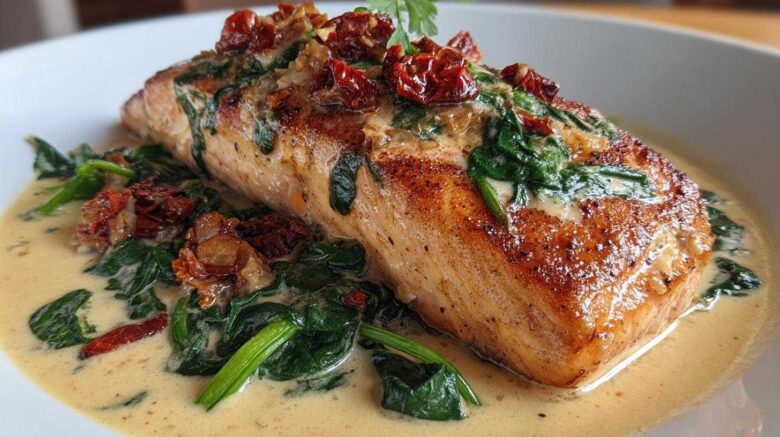 Garlic Tuscan Salmon