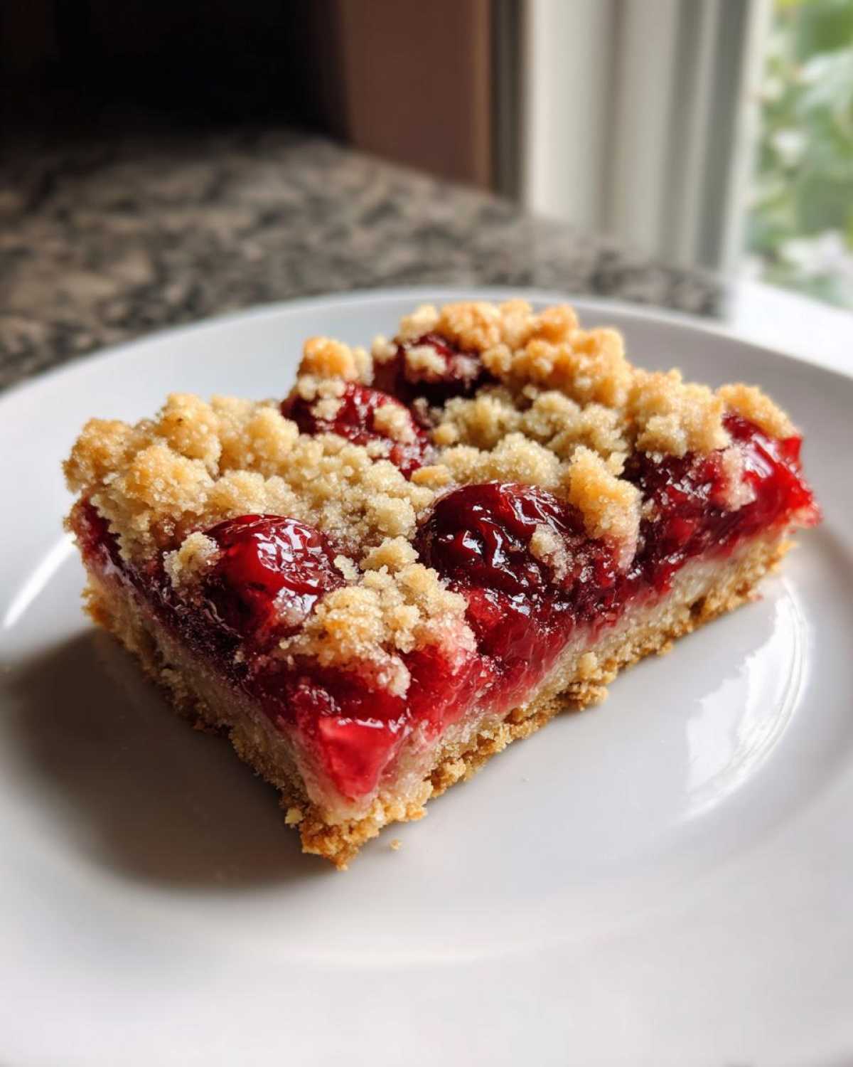 Glazed Cherry Pie Bars - detail 4