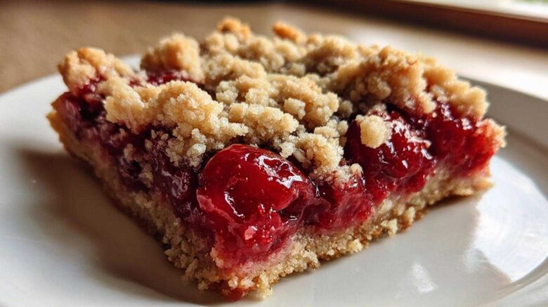 Glazed Cherry Pie Bars