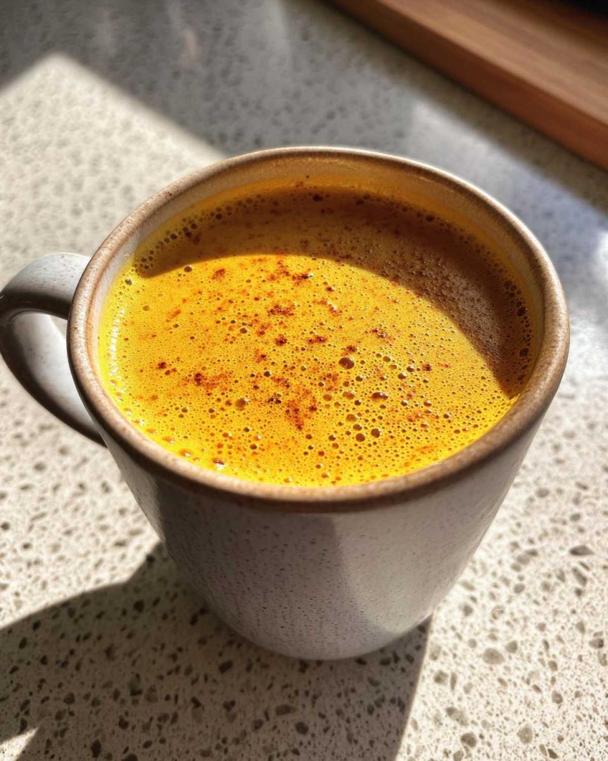 Golden Turmeric Latte - detail 2