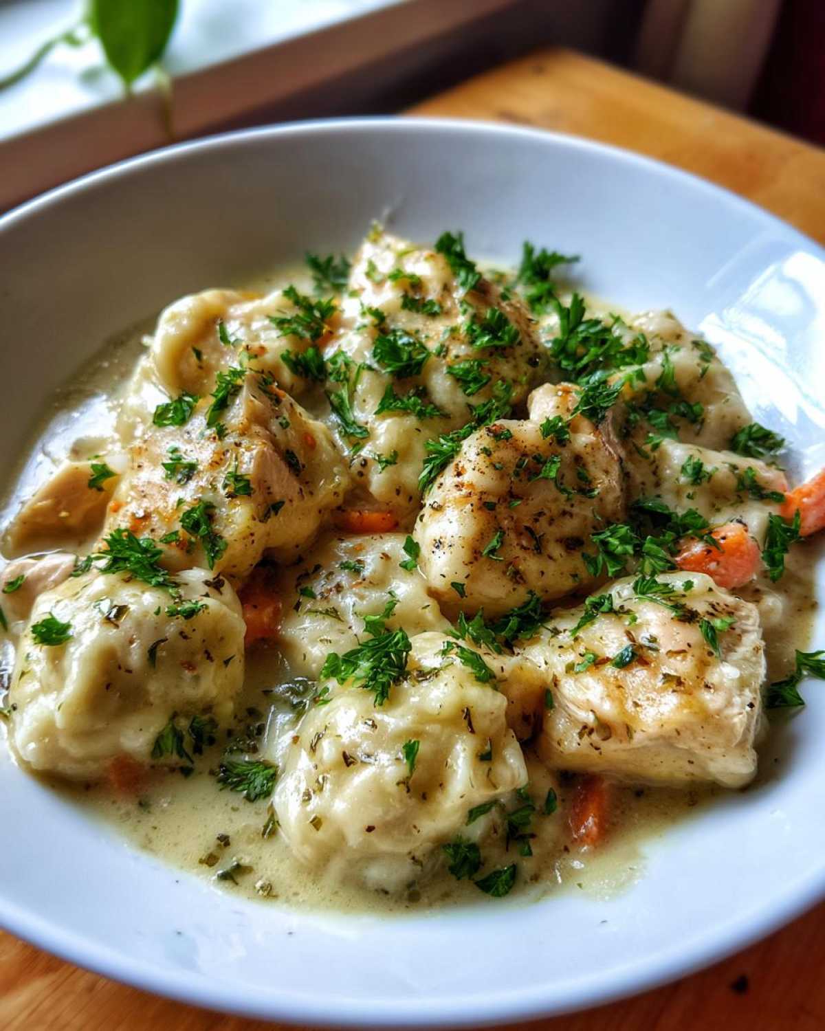 Instant Pot Chicken and Dumplings - detail 1