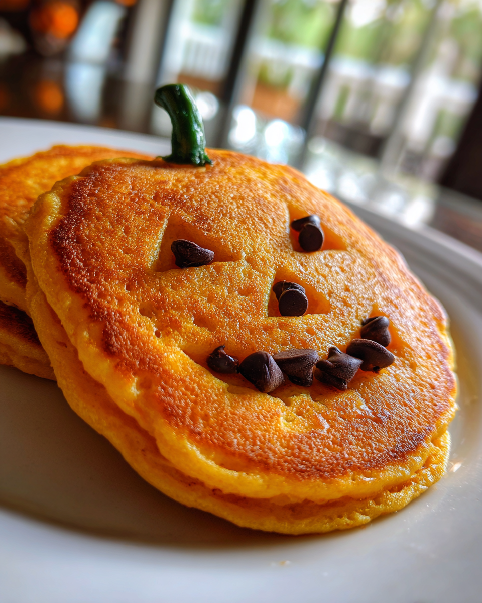 Jack-O-Lantern Pancakes - detail 1