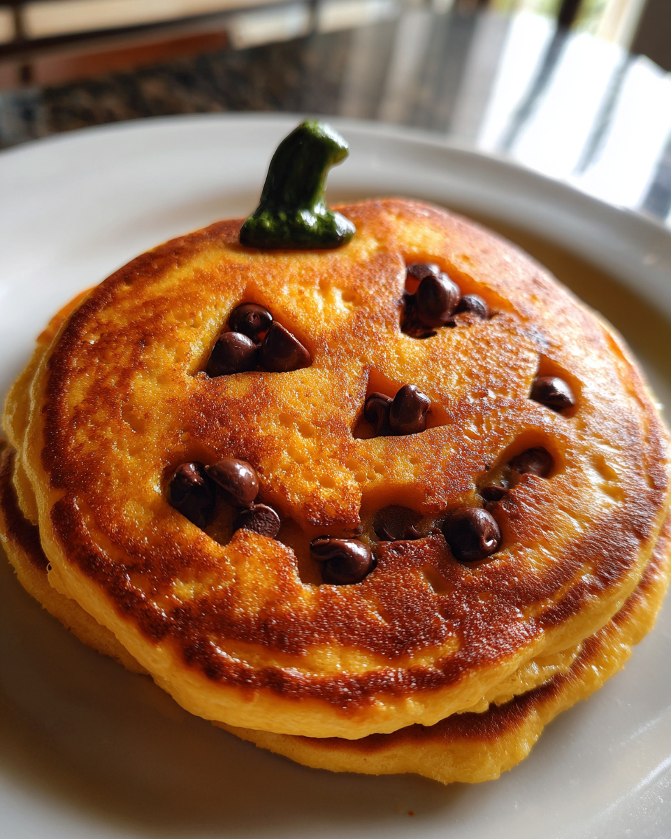 Jack-O-Lantern Pancakes - detail 2