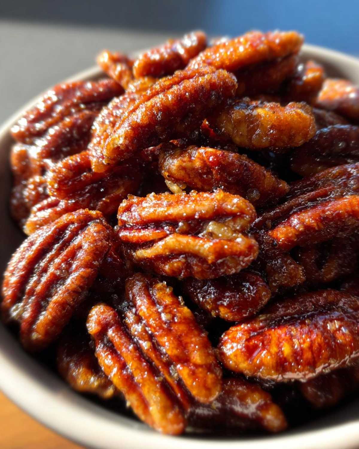 Maple Candied Pecans - detail 2