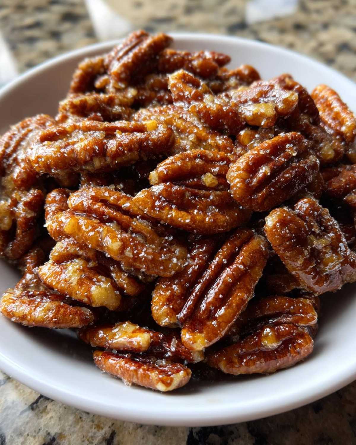 Maple Candied Pecans - detail 3