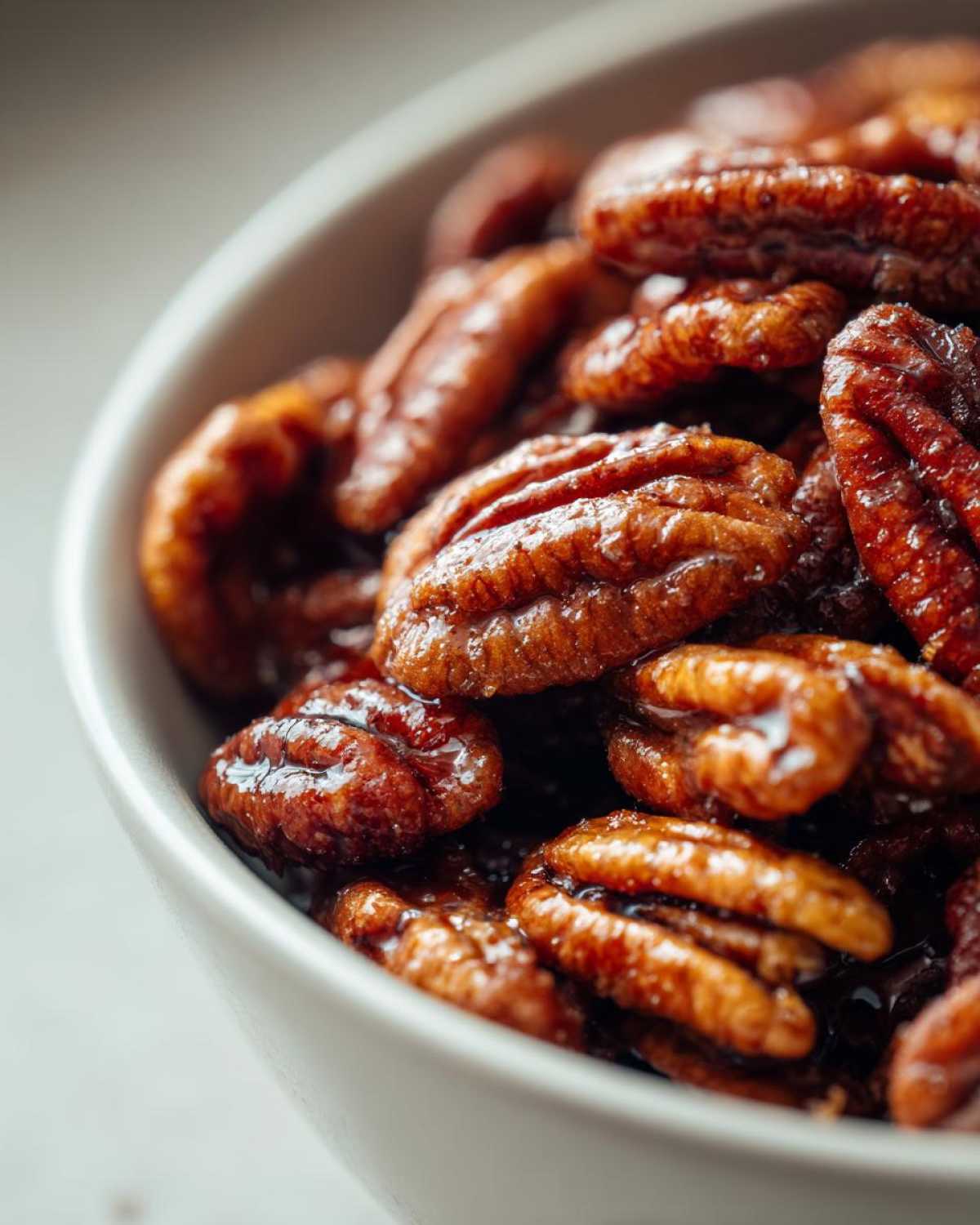 Maple Candied Pecans - detail 4