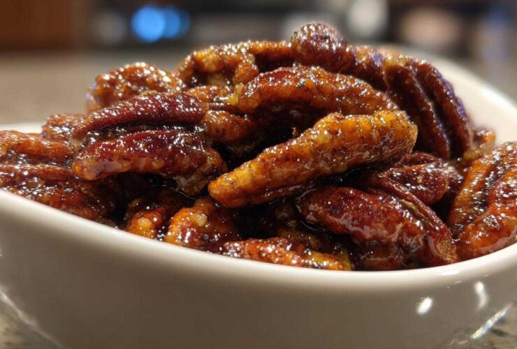Maple Candied Pecans
