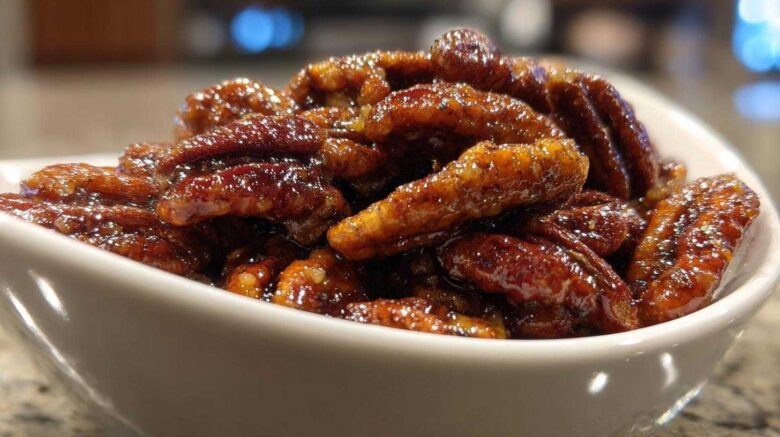 Maple Candied Pecans