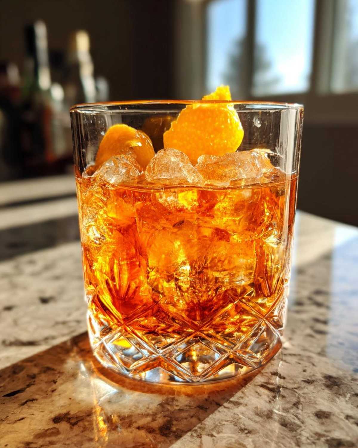 Maple Old Fashioned Cocktail - detail 2
