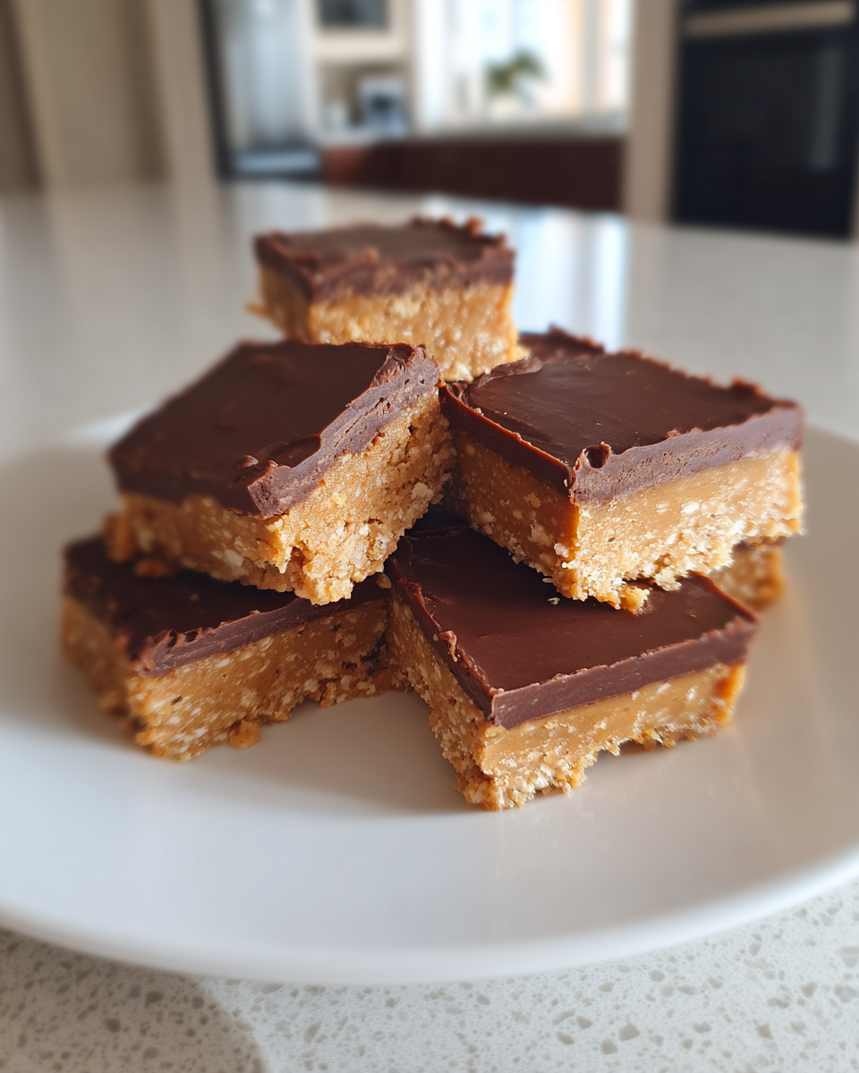No-Bake Peanut Butter Bars - detail 3